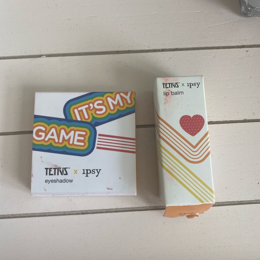 NEW Tetris x Ipsy Collab Eyeshadow & Lip Balm Duo